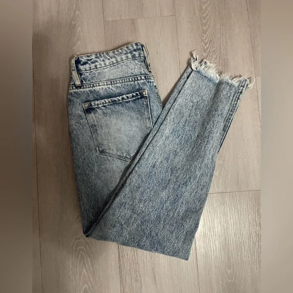 kancan high-waisted acid-washed denim jeans womans size 5/32 - Picture 1 of 5